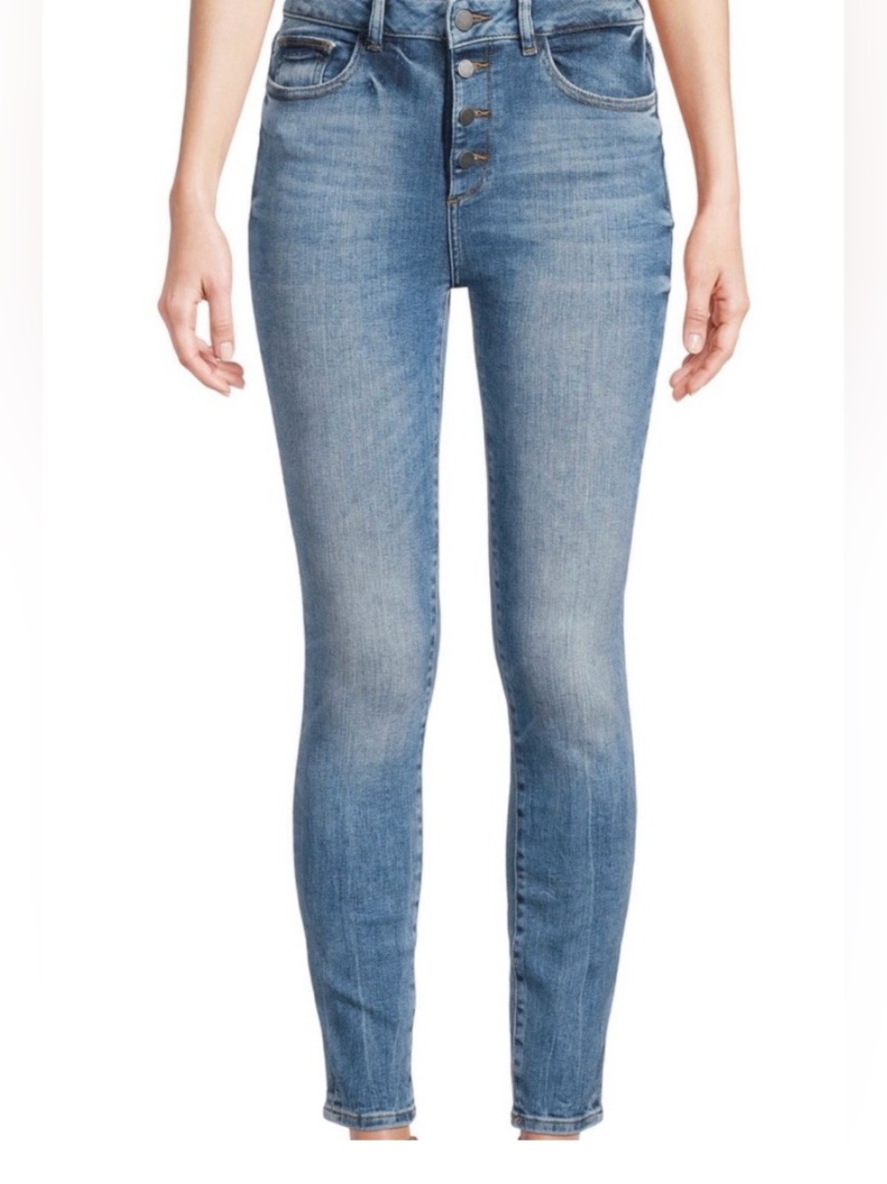 DL1961 Farrow Ankle High Rise Instasculpt Skinny Jeans